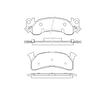 Bendix E11101530 Disc Brake Pad Set Pad Set