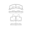 Bendix E11103680 Disc Brake Pad Set Pad Set