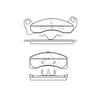 Bendix E11104990 Disc Brake Pad Set Pad Set