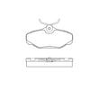 Bendix E11106100 Disc Brake Pad Set Pad Set