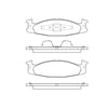 Bendix E11106320 Disc Brake Pad Set Pad Set