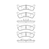 Bendix E11106670 Disc Brake Pad Set Pad Set