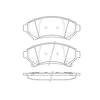 Bendix E11106990 Disc Brake Pad Set Pad Set
