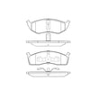 Bendix E11107300 Disc Brake Pad Set Pad Set