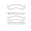 Bendix E11108210 Disc Brake Pad Set Pad Set