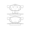 E11108430 by BENDIX - Pad Set