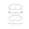 Bendix E11108440 Disc Brake Pad Set Pad Set