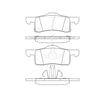Bendix E11109350 Disc Brake Pad Set Pad Set