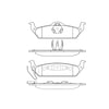 Bendix E11109630 Disc Brake Pad Set Pad Set