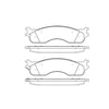 Bendix E11110540 Disc Brake Pad Set Pad Set