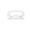 Bendix E11110850 Disc Brake Pad Set Pad Set