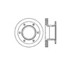 E12684022 by BENDIX - Rotor