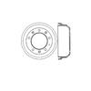 Bendix E12727005 Brake Drum Brake Drum