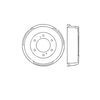 Bendix E12747017 Brake Drum Brake Drum