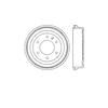 Bendix E12748005 Brake Drum Brake Drum
