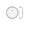 Bendix E12749035 Brake Drum Brake Drum