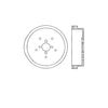 Bendix E12753012 Brake Drum Brake Drum