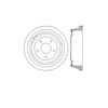 Bendix E12767021 Brake Drum Brake Drum