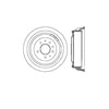 Bendix E12767023 Brake Drum Brake Drum