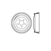 Bendix E12768010 Brake Drum Brake Drum