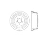 Bendix E12768021 Brake Drum Brake Drum