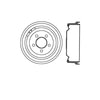Bendix E12768025 Brake Drum Brake Drum