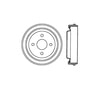 Bendix E12768029 Brake Drum Brake Drum