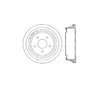 Bendix E12771033 Brake Drum Brake Drum