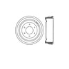 Bendix E12771038 Brake Drum Brake Drum