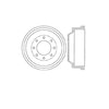 Bendix E12772009 Brake Drum Brake Drum