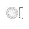 Bendix E12772011 Brake Drum Brake Drum
