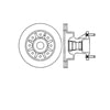 Bendix E12570048 Disc Brake Rotor Rotor