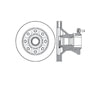 E12571026 by BENDIX - Rotor