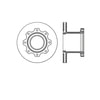 E12580009 by BENDIX - Rotor