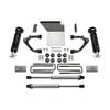K1071DL by FABTECH - Uniball Control Arm Lift System; w/DLSS Shocks; 4 in. Lift; Incl. UCA w/Ball Joint; Diff. Mounts; Skid Plate; Blocks/U-Bolts; Rear Shocks; All Req. Hardware;
