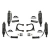 K2427DL by FABTECH - 3' UCA KIT W/BJ & DLSS RESI SHOCKS