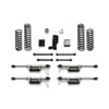 K4201DL by FABTECH - Sport Lift System w/Shock; 3 in. w/2.25DLSS Resi.;