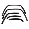 Crown 1MPK Fender Flare Set Fender Flare Set; Front and Rear; Textured Black;