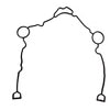 5139933AB by CROWN - Timing Cover Gasket;