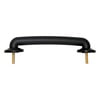 Crown 55176422 Windshield Tie Down Bar Footman Loop; Black;