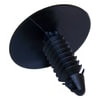 Crown 6506293AA Push-In Fastener Push Pin; Black; Plastic; Multiple Uses;