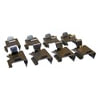Crown 68003705AA Disc Brake Pad Spring Kit Brake Pad Spring Kit; Front;