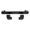 Crown 5ED18T3XK Bumper Rear Bumper Kit; Black; Incl. Bumper And 2 End Caps;