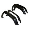 Crown 5FWK Fender Flare Set Fender Flare Kit; Incl. 4 Fender Flares And Hardware; Gloss Black;