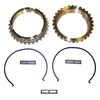Crown 640397K Manual Transmission Synchro Assembly Transmission Synchro Kit; Repair Kit; Incl. 2 Blocking Rings; 3 Keys; And