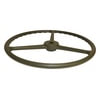 7375336 by CROWN - Steering Wheel; Green; 17 in. Diameter; 3 Spokes; 36 Splines; Replaces Original Sheller Type;