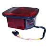 Crown J5758255 Tail Light Assembly Tail Light Assembly; Left; Black; w/Side Marker;