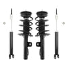 4-11013-252120-001 by UNITY AUTOMOTIVE - Front and Rear Suspension Strut and Coil Spring Assembly Shock Absorber Kit
