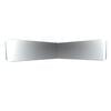 Aranda K-2054 Sun Visor Sun Visor - 13"x 8", Bowtie, Blind Mount, Curved Windshield, Stainless Steel