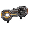 Morimoto LF497A Headlight Conversion Kit XB LED Headlights: Ford Bronco (21+) (Pair / Amber DRL)